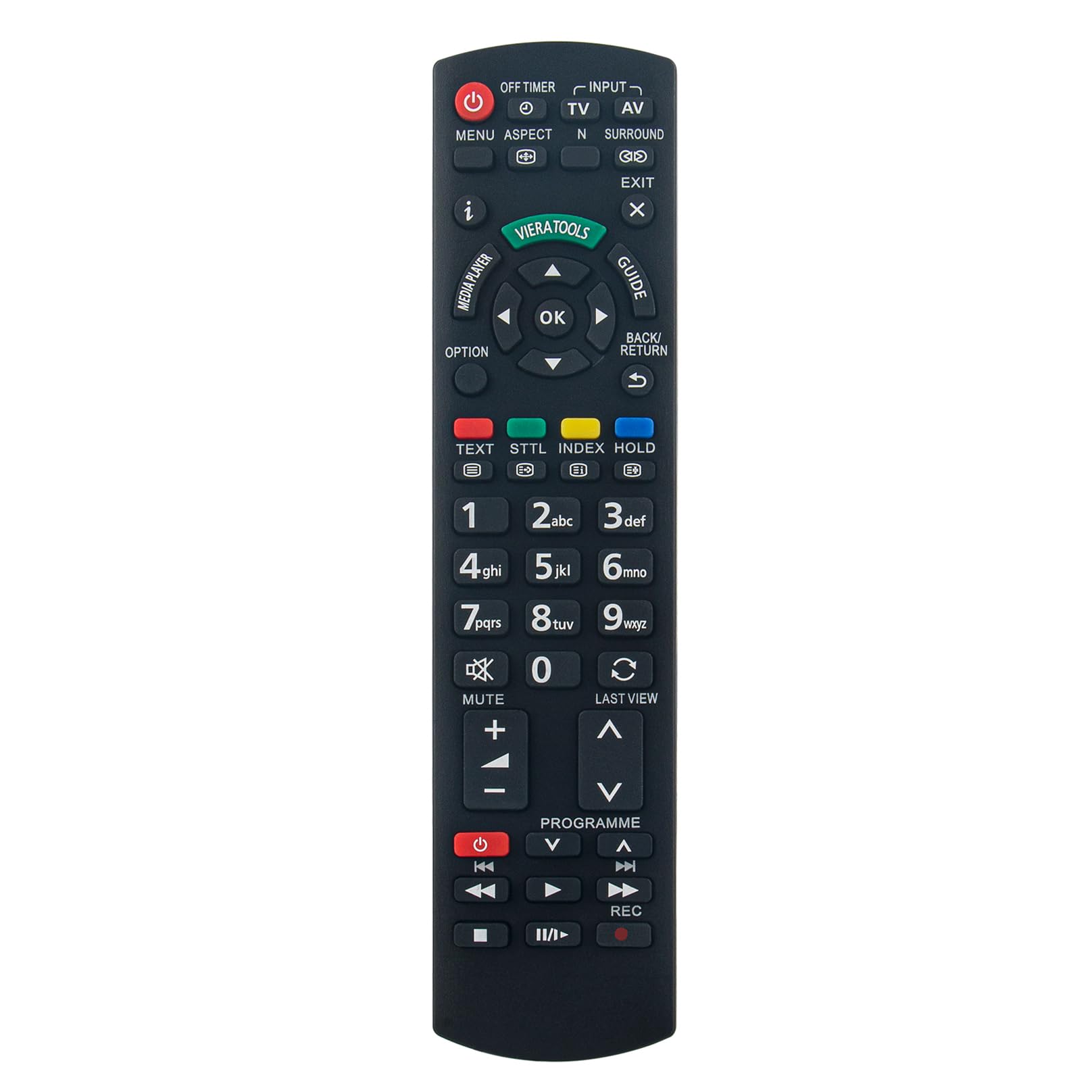 N2QAYB000717 Replacement Remote Control -VINABTY-fit for Panasonic Viera Plasma TV N2QAYB000717 remote control TX-L32EM5B TX-P42X50E TX-P50X50E TX-L50EM5B TY-ST42PX5W TX-L39EM5B - Image 3