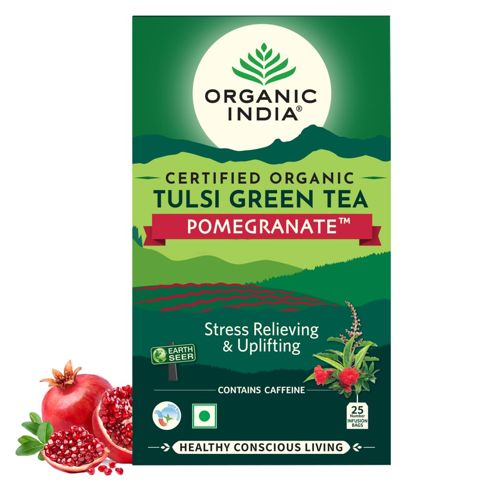 See full amazon price history chart for ORGANIC INDIA Tulsi Green Tea,Pomegranate,25 Tea Bags,2 Grams ORGANIC INDIA Tulsi Green Tea,Pomegranate,25 Tea Bags,2 Grams (B0779RRDV3) Amazon Price History, Amazon Price Tracker