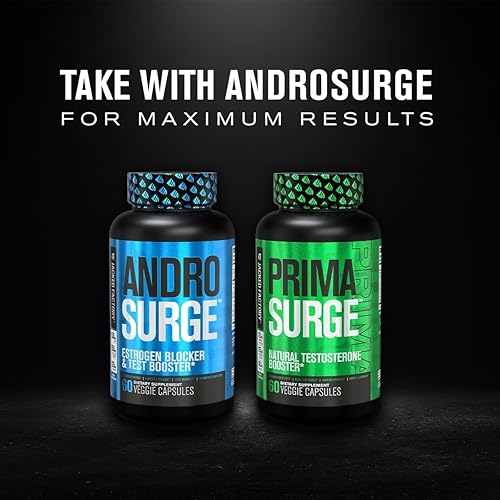 Vista 5 de Jacked Factory Potenciador de testosterona para hombres PRIMASURGE - con Tongkat Ali, PrimaVie, Ashwagandha - Aumenta la vitalidad, el crecimiento