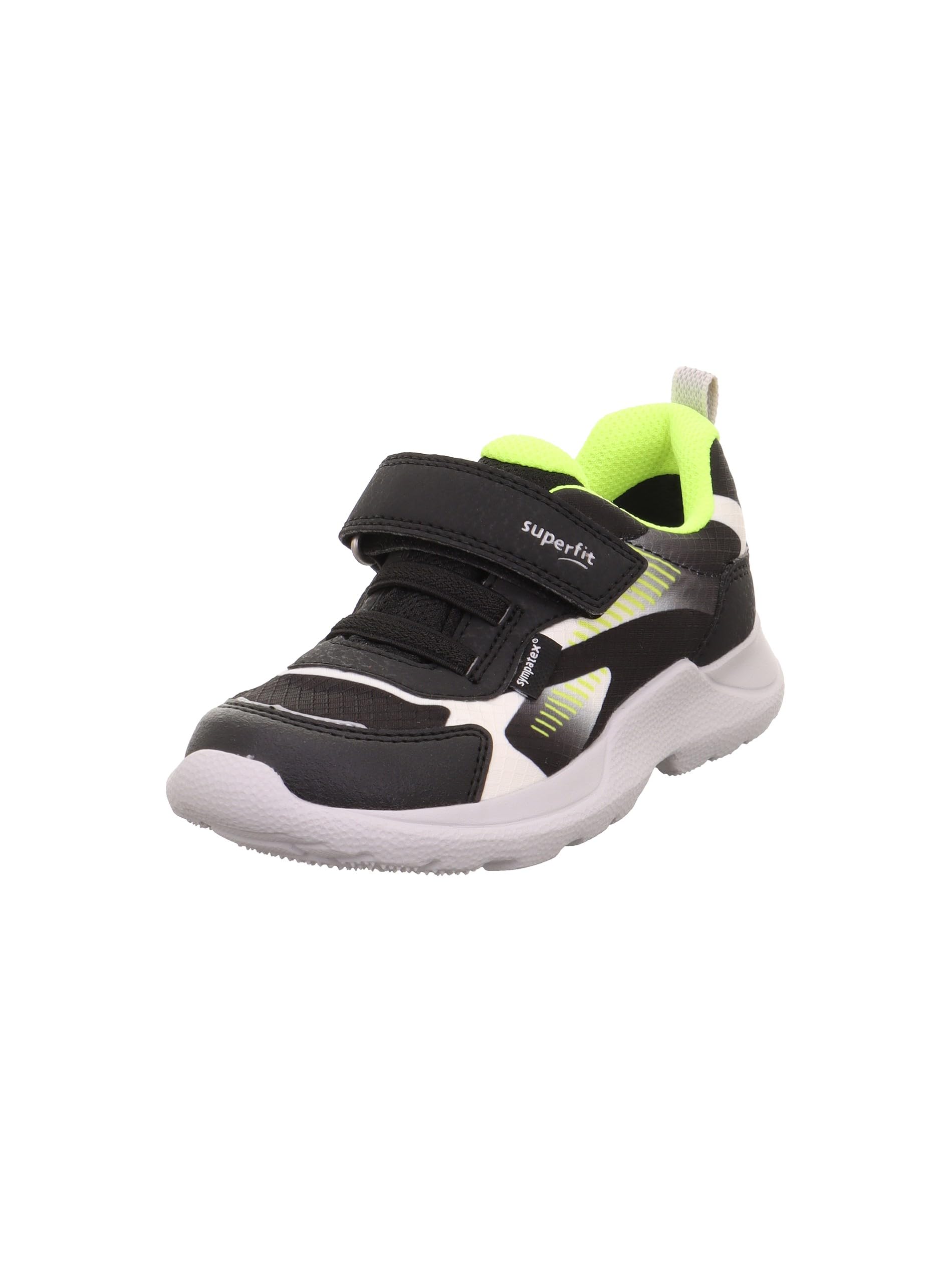 Superfit Rush Trainers, Black/Yellow 0010, 31 EU