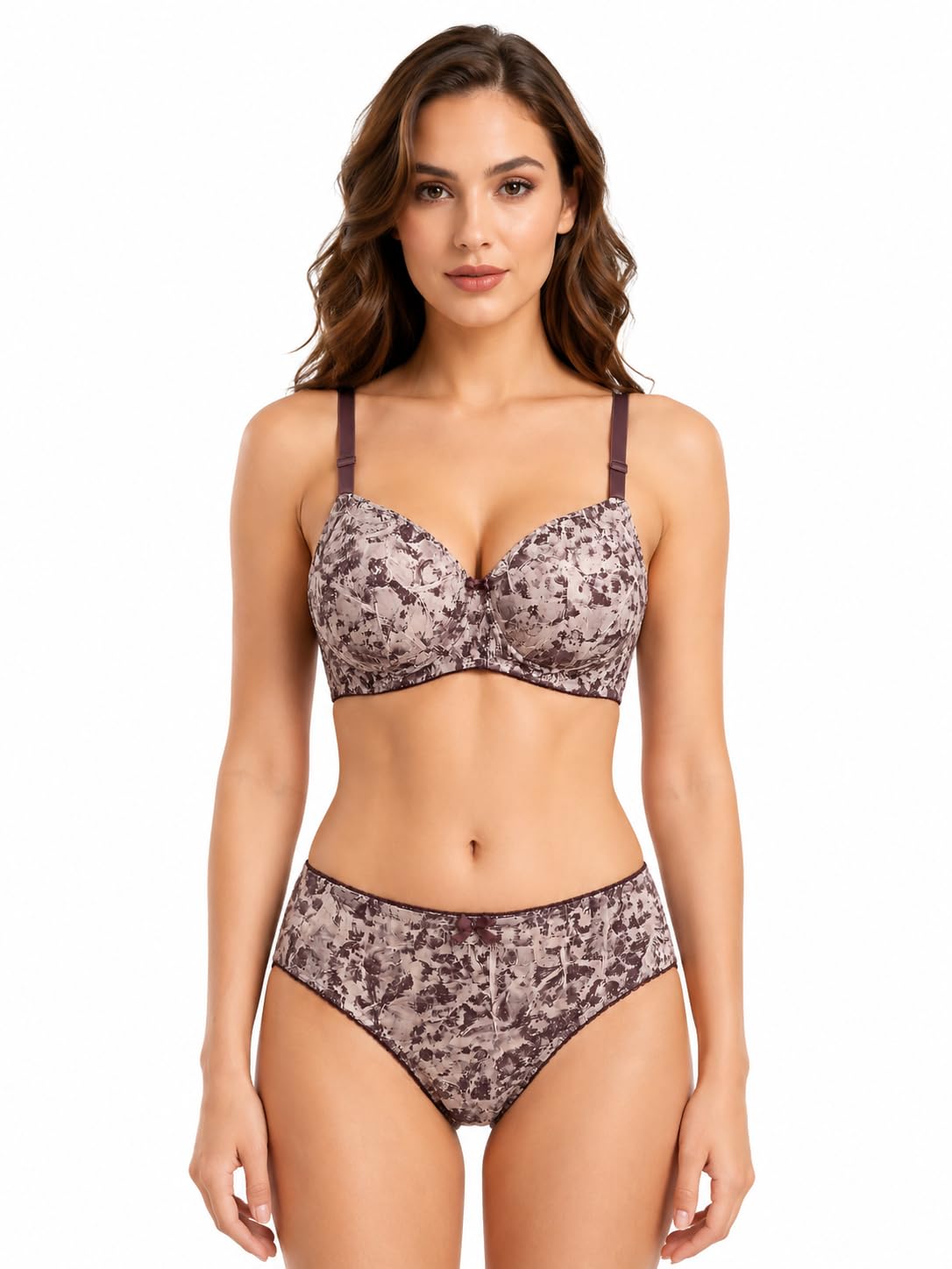 Women Padded Lingerie Set | Bra Panty Set for Women | Full Coverage Seamless Padded Bra & Panty Combo | Soft Comfortable-picture-51