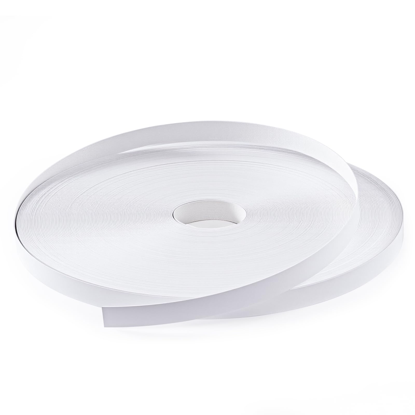 Cinta de PVC blanco de 3/4 de pulgada con pegamento termofusible para cantear madera y MDF 1