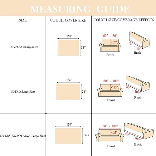 Miniatura 7 de HANDONTIME Funda de sofá de felpilla a rayas geométricas para sofá, funda de cojín para sofá, funda de cojín para perros, protector de muebles de