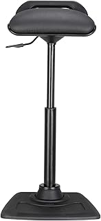 Vari Active Seat Basic - Silla de Escritorio de pie Ajustable - Rango dinámico de Movimiento - (Negro)