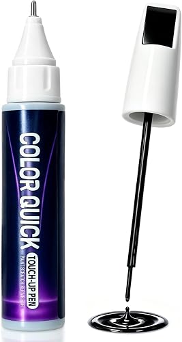 Black Touch Up Paint for Cars, 2-in-1 Car Scratch Remover Pen, Car Paint Scratch Repair Pen for Versatile Use, Fast-Drying, Easy to Use, Safe and Waterproof