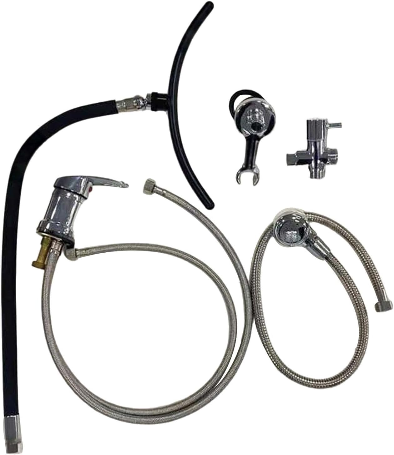 B Baosity ヘアヘッドSPA機器シャンプーボウル滝頑丈なアクセサリー、プロフェッショナル、ポータブル調整可能, Style