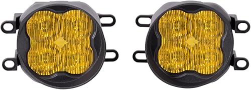 Diode Dynamics Kit de luces antiniebla LED SS3 compatible con Toyota Tacoma 2016-2023, amarillo SAE Fog Pro con retroiluminación