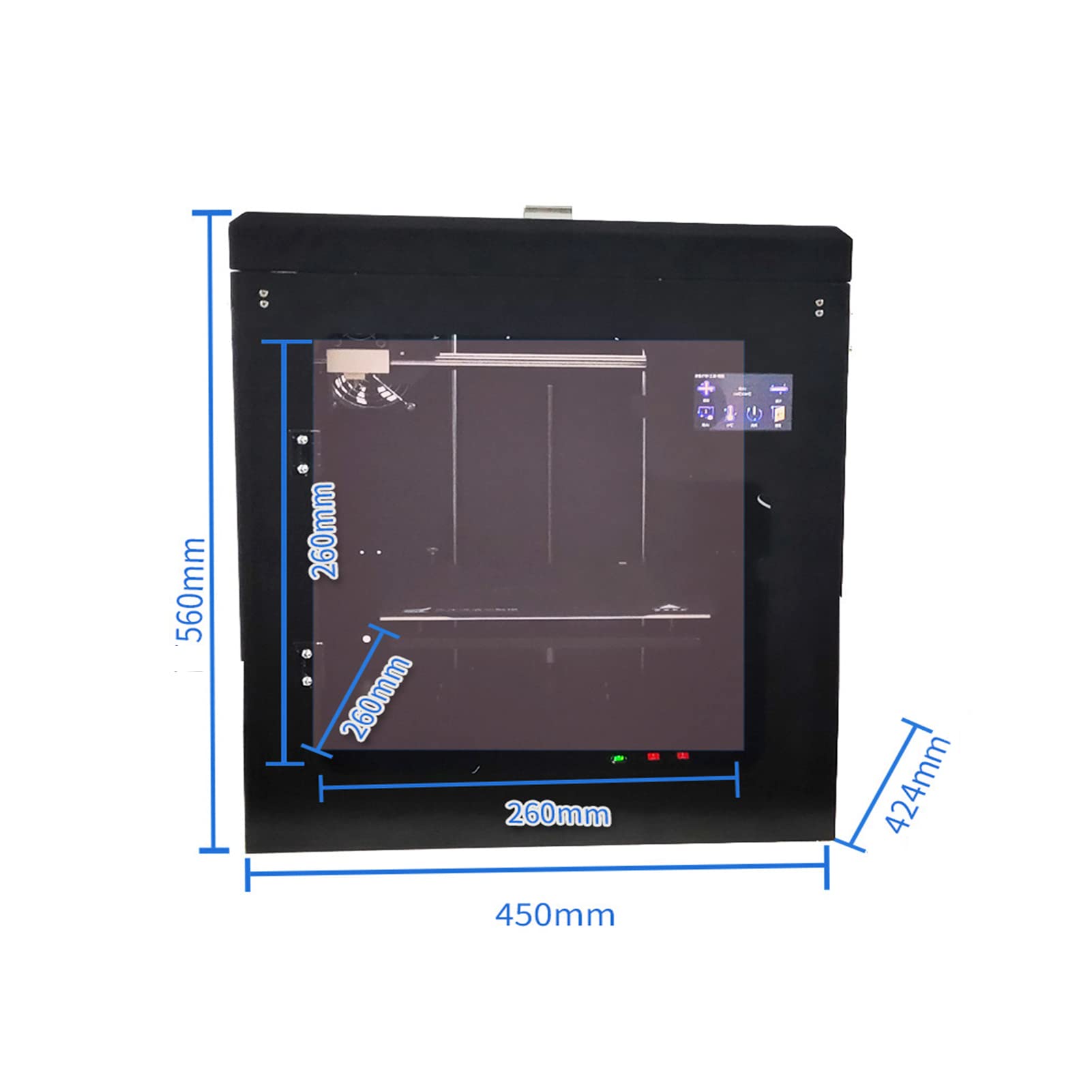 Stampanti 3D, filamento Stampante 3D, stampanti 3D Completamente assemblate e livellamento Automatico, Piattaforma Magnetica Rimovibile, rilevamento filamento, Fotocamera remota Mon