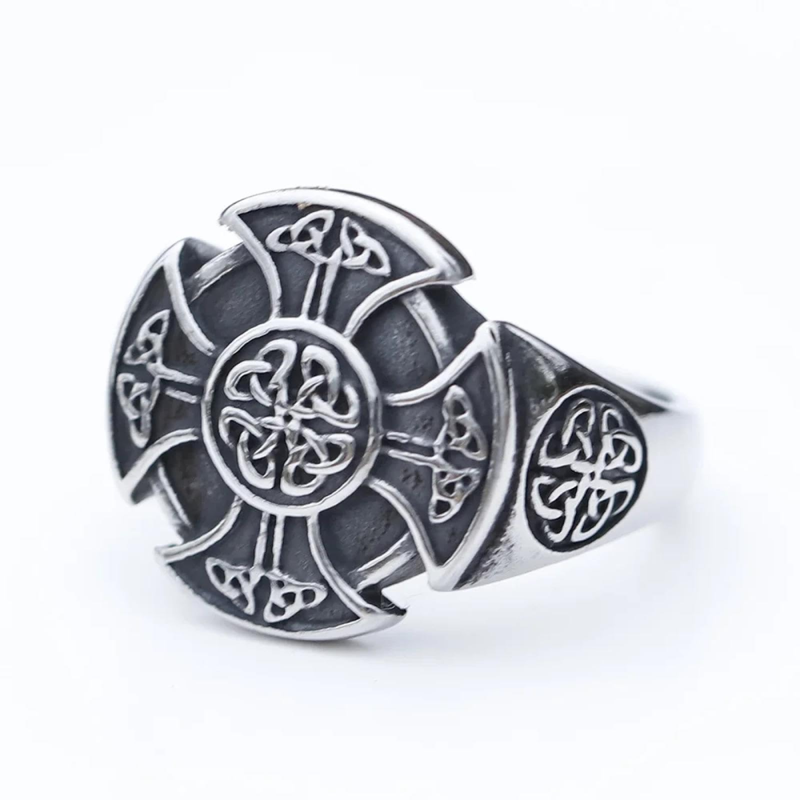 Ring Ringe Damen Bijouterie Herren Vintage Kreuz Wikinger Ring Männer Jungen Nordischer Wikinger Axt Ring Männlicher Nordischer Mythologie Schmuck