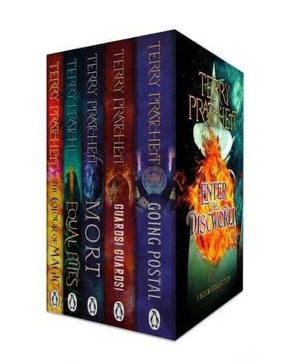 Penguin UK Ltd Discworld Novels Box Set The Colour Of Magic, Equal Rites, Mort, Guards! Guards! & Going Postal