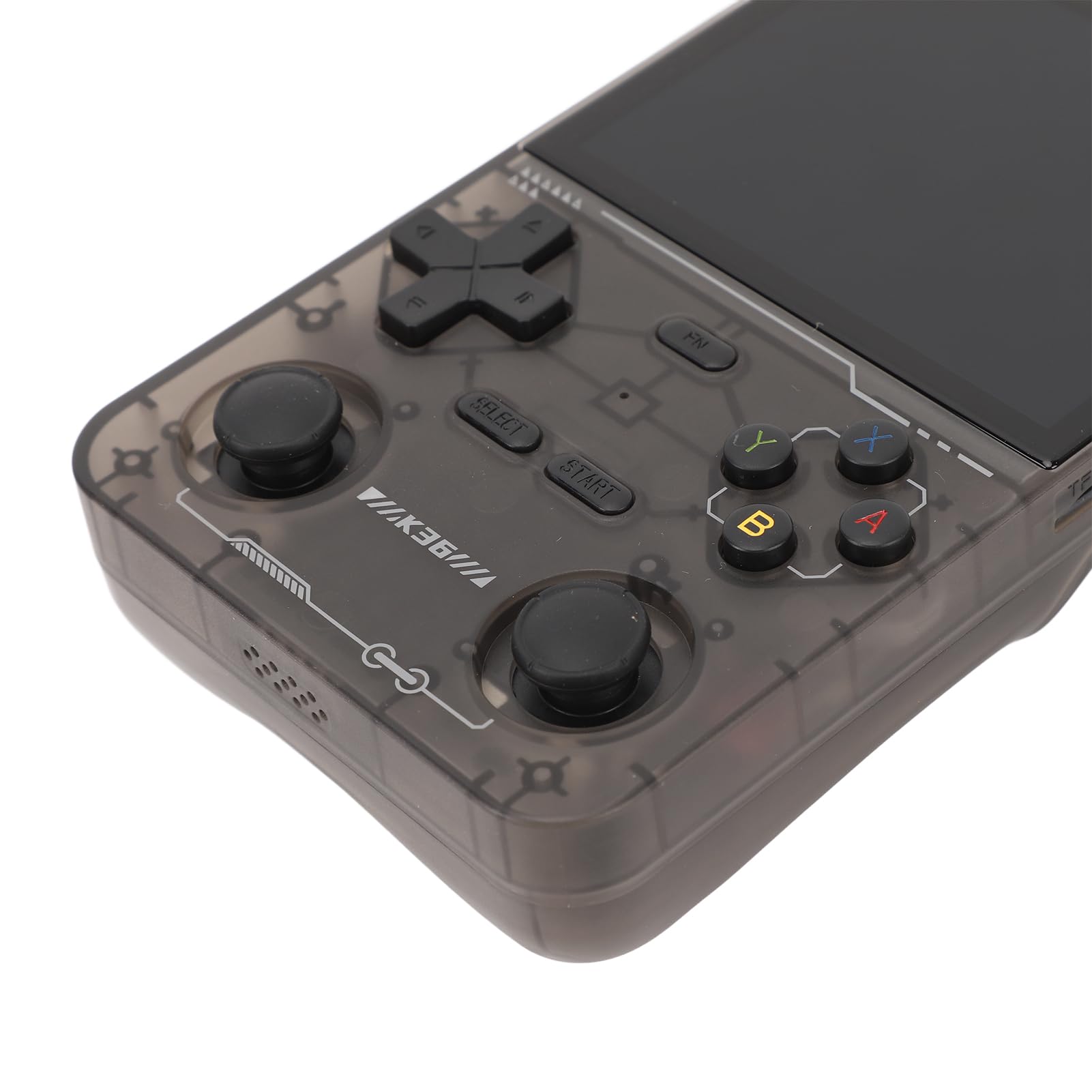Eujgoov Podwójny Joystick Retro Przenośna Konsola Gier 3.5 -CCHEN -SKREEN PRAWEDNI DLA Rozrywki Wolnej, Abs (BLACK)