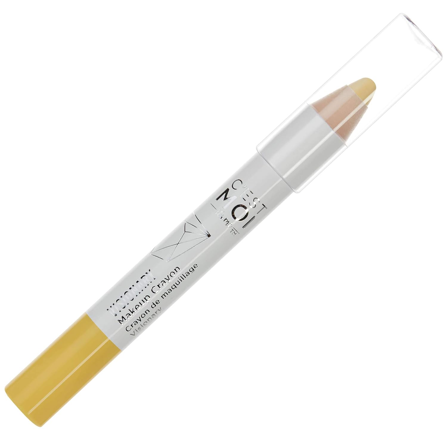C'est Moi Visionary Makeup Crayon | Versatile, Vibrant Hue Makeup Crayon, Hypoallergenic, Fragrance Free, Clinically Tested Non-Toxic Ingredients feat. Mica & Carnauba Wax, Daffodil, 0.06 oz