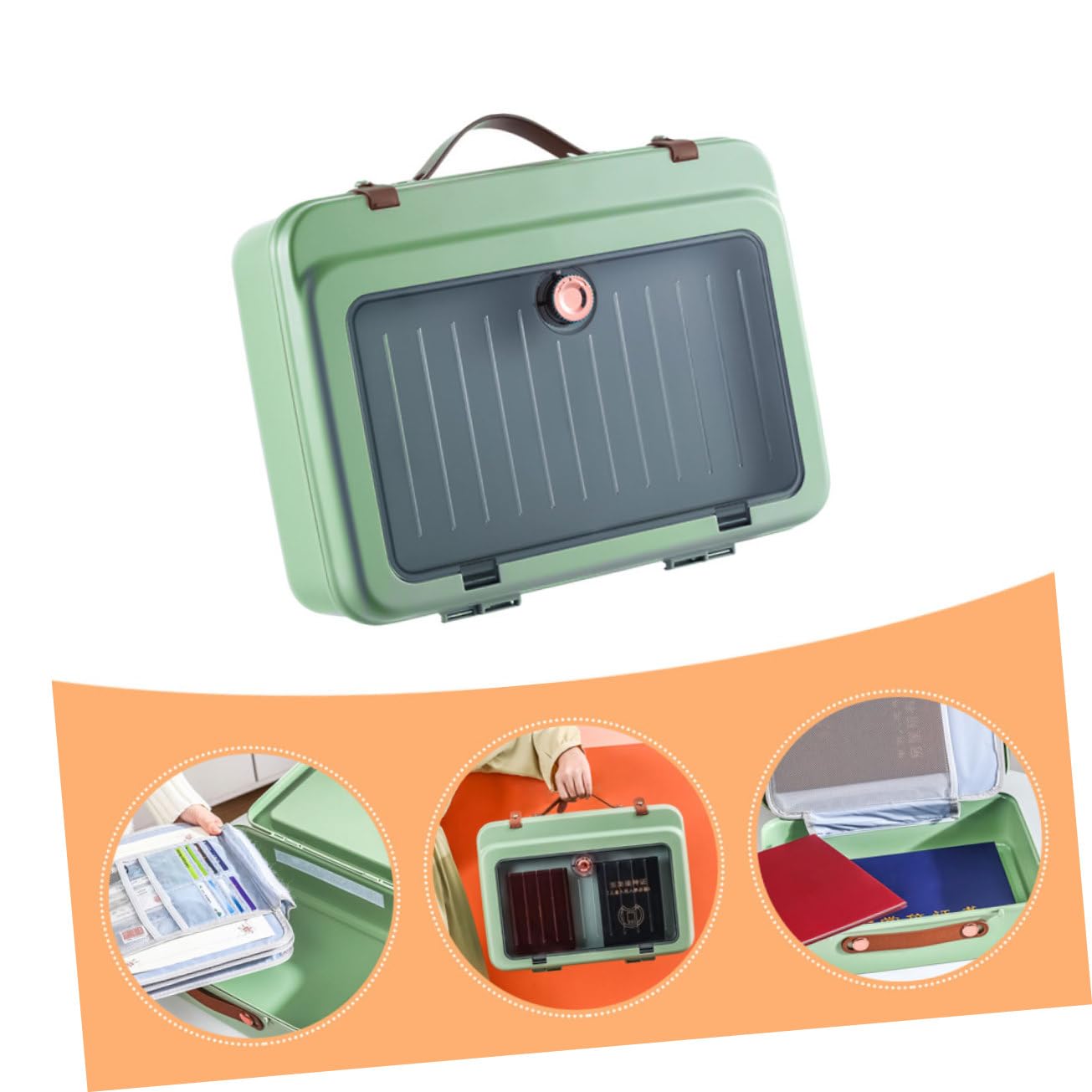 BESPORTBLE Organizer Portadocumenti Multifunzionale per Casa e Scuola Archiviazione per Certificati per Viaggi e Ufficio Multi Layer Resistente e Pratica per Id e Carte
