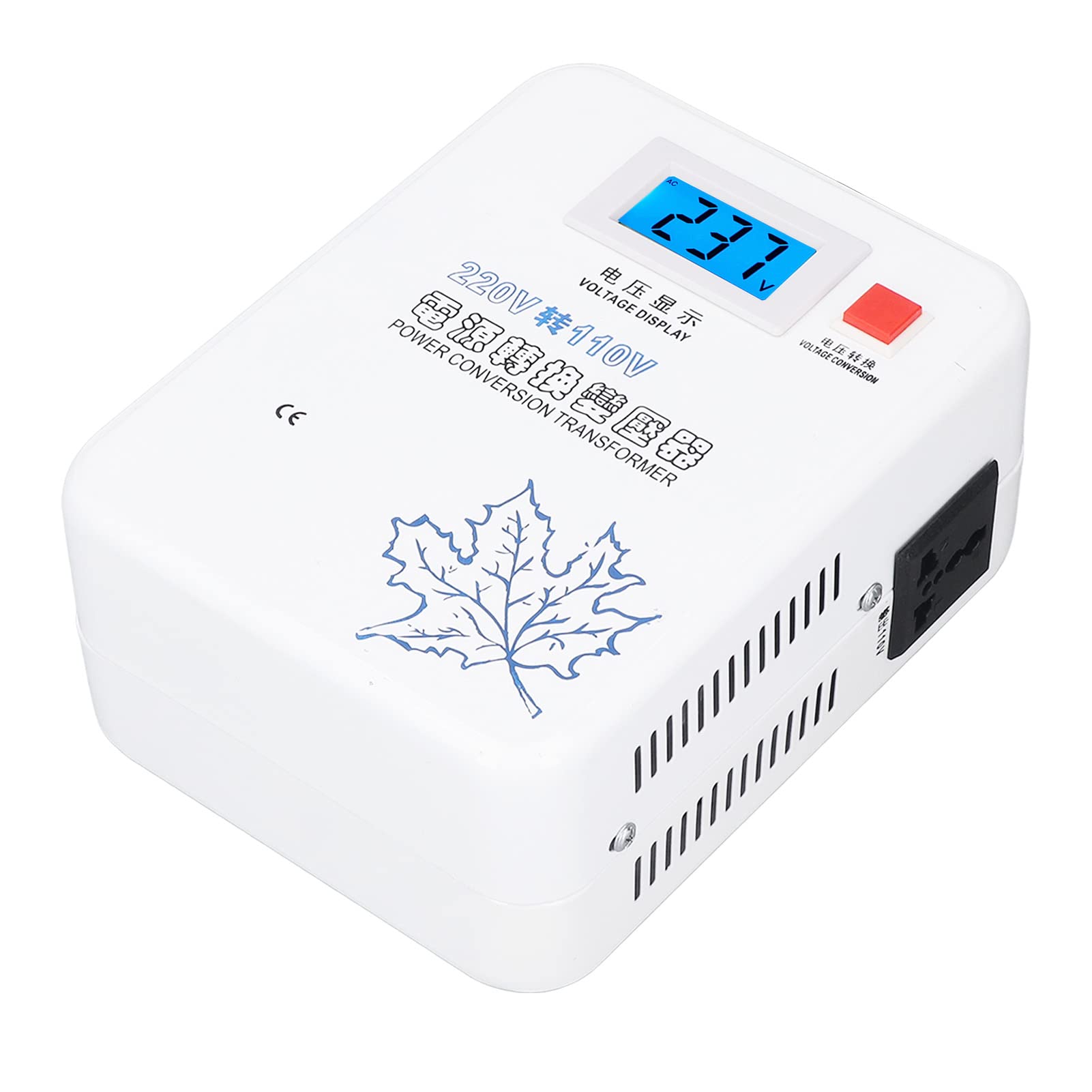 110 WoltóW, Zabezpieczenie Nadprądowe, Transformator o Mocy 1000 W do Konwersji Prądu Przemiennego, Małe Urządzenia, Importowana Lodówka, Domowy Sprzęt Elektryczny z (Wtyczka UE