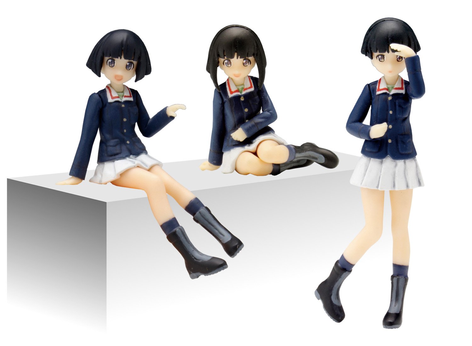 (未使用･未開封品)　プラッツ 1/35 ガールズ&amp;パンツァー カメさんチームフィギュア3体セット vf3p617 Amazon.co.jp: プラッツ 1/35 ガールズ&パンツァー カメさん