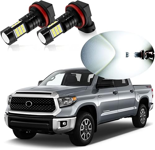 Bombilla LED antiniebla H11 H8 de 6000 K, color blanco xenón, compatible con Toyota Tundra 2014, 2015, 2016, 2017, 2018, 2019, 2020, 2021, paquete