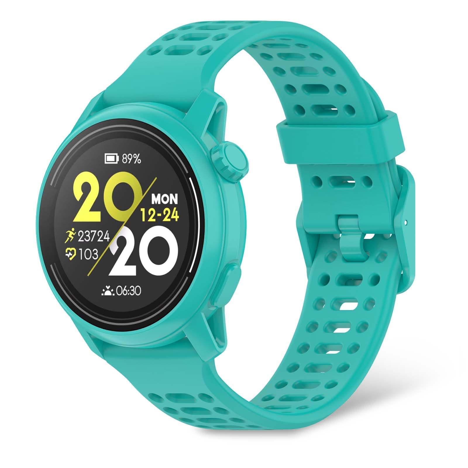 YANMONGI Silicone Bands Compatible with COROS PACE Pro/PACE 3/APEX 2 Pro/APEX PRO/APEX 46MM，Soft Silicone Breathable Strap Sport Band for Men Women