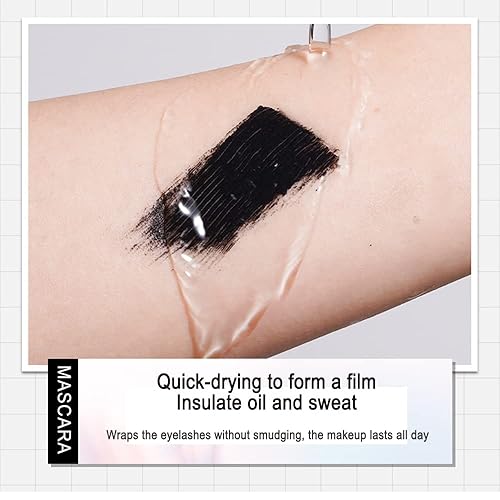 Miniatura 5 de NaSeny Máscara impermeable de volumen y longitud, 2 en 1, doble efecto Vibely, máscara de pestañas 5 veces más larga, alargamiento natural,