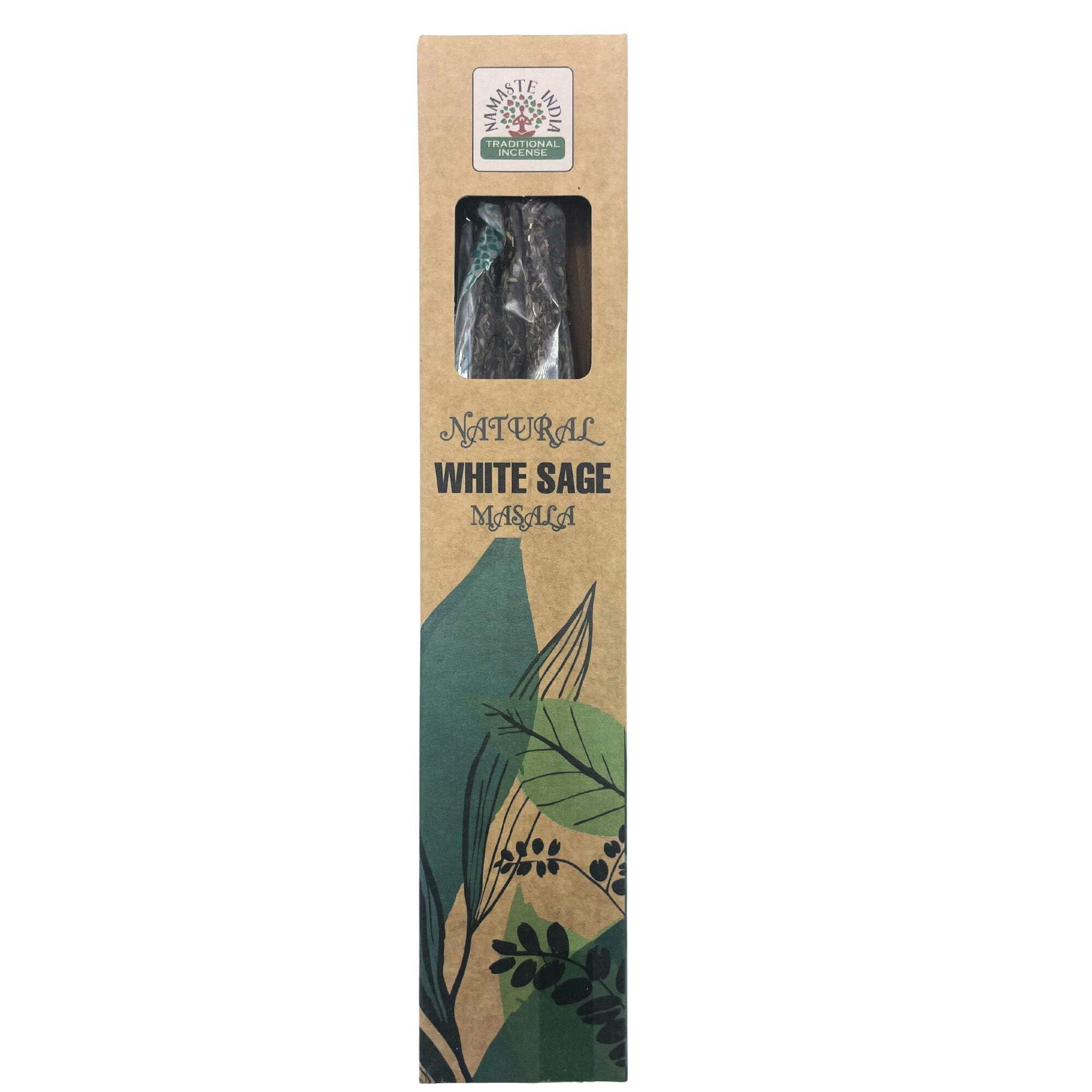 Incense Sticks Natural Botanical Masala White Sage Incense