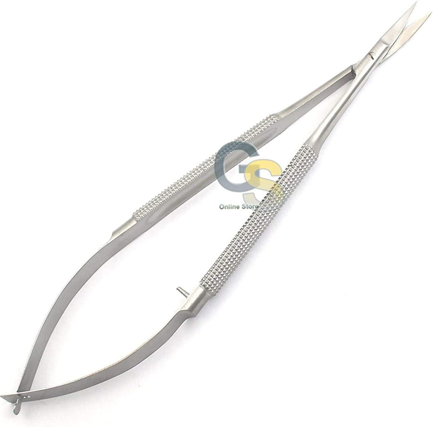 Amazon.com: G.S Micro Scissors Curved Delicate Sharp Point 6MM Blades ...