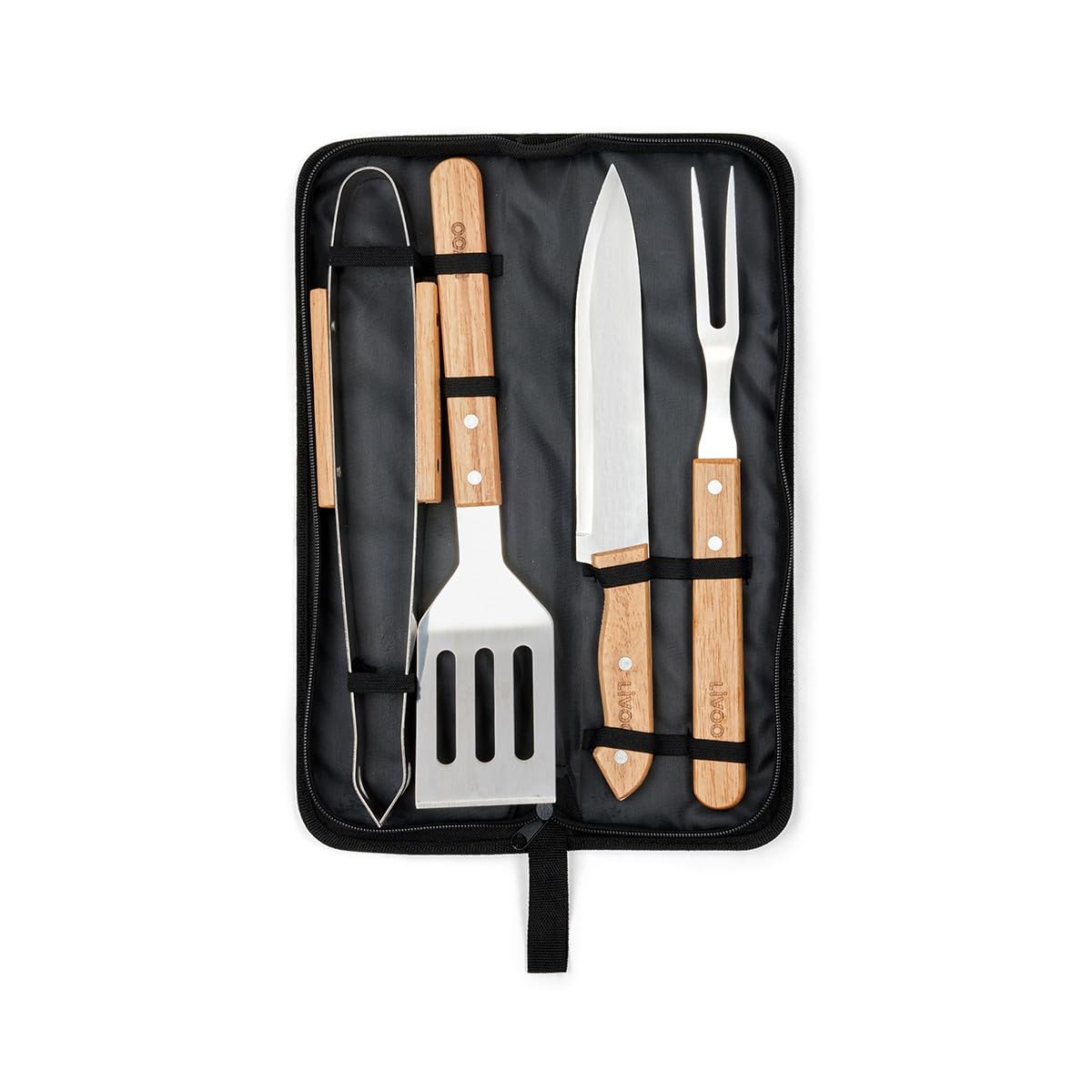 Livoo GS164 Set de 4 accessoires barbecue acier inoxydable