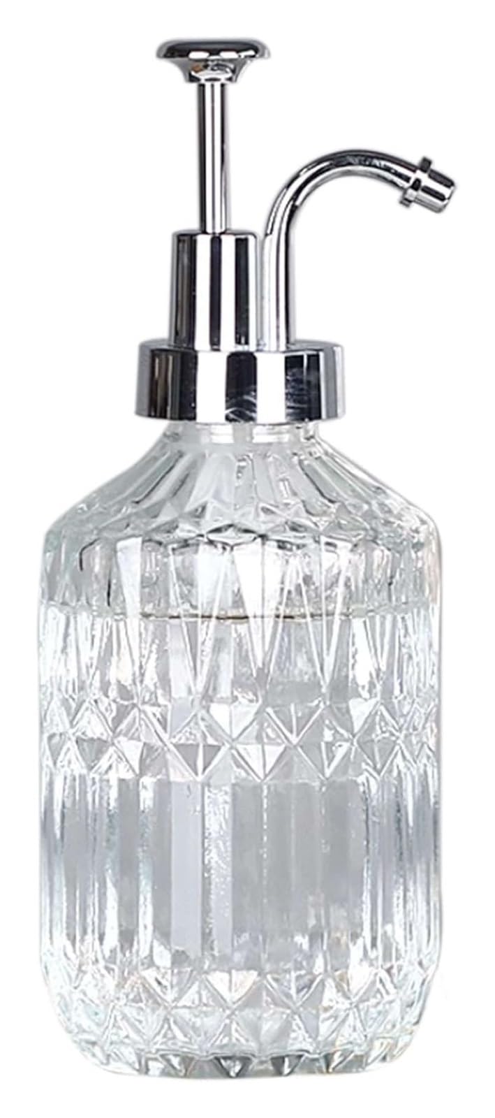 Dispenser di sapone, Dispenser di sapone da bagno, Bottiglia dispenser for lavaggio a mano Dispenser di sapone in vetro Premium, Dispenser di sapone liquido ricaricabile, Bottiglia di vetro antiscivol