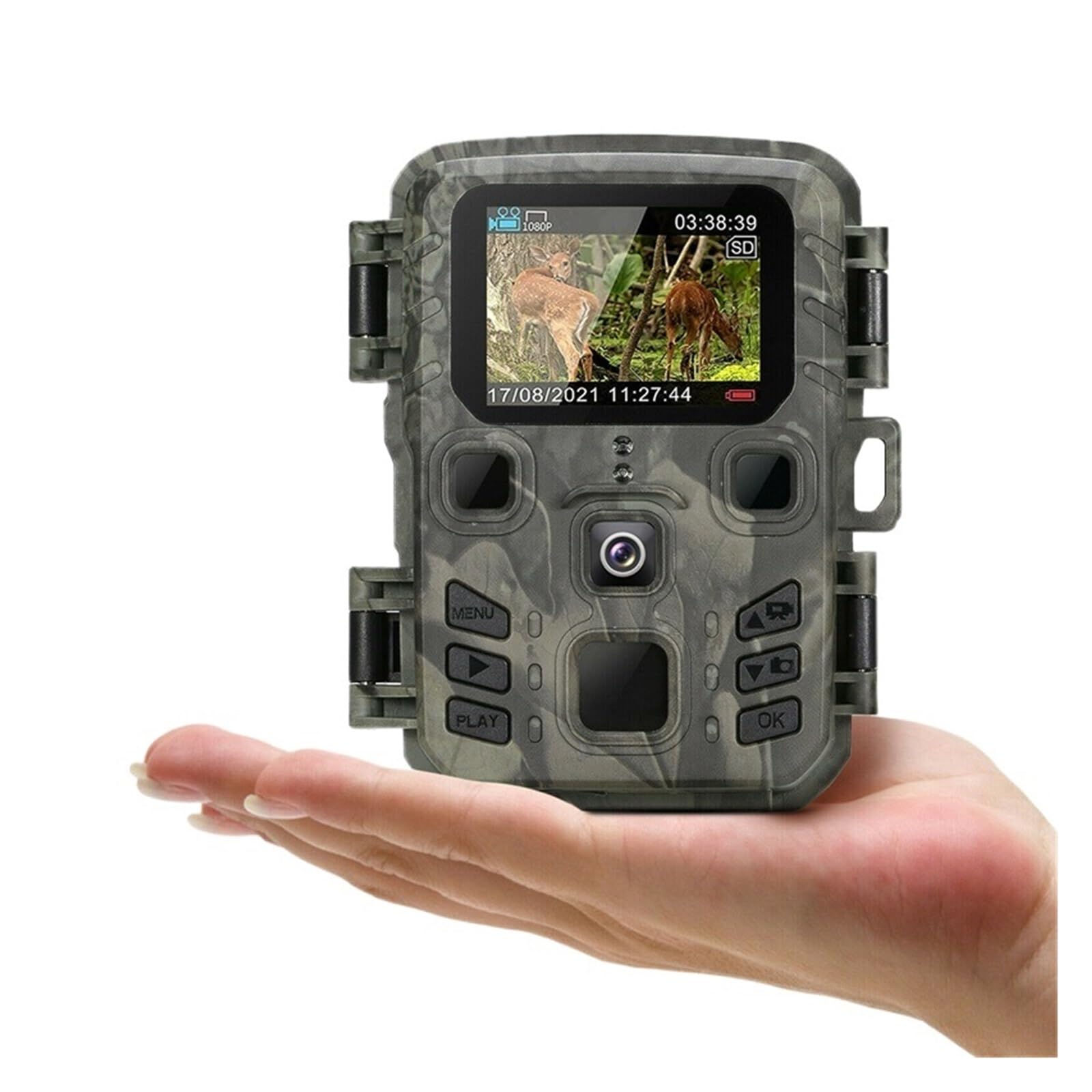 Wildkamera Outdoor Mini Trail Kamera 4K HD 20MP 1080P Infrarot Nachtsicht Bewegung Aktiviert Jagd Falle Spiel IP66 wasserdichte Wildlife Cam Zuverlässige Genaue Überwachung