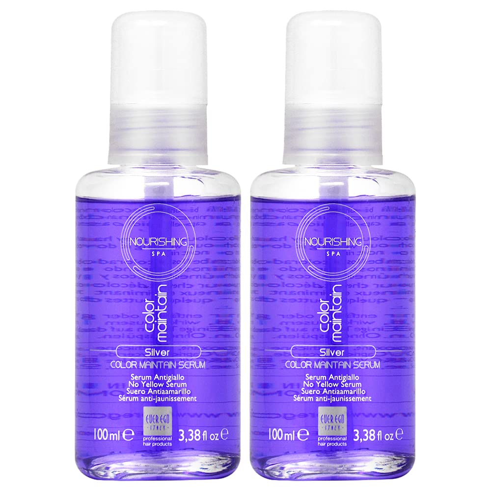 Ever Ego Silver Color Maintain Serum 100ml/ 3.38oz (Pack of 2)