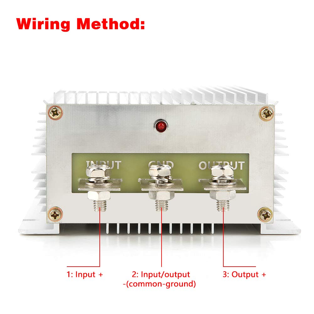 Przetwornica DC, 24 V do 12 V 50 A Nieizolowana przetwornica DC Zasilacz Step-Down o dużej mocy 600 W