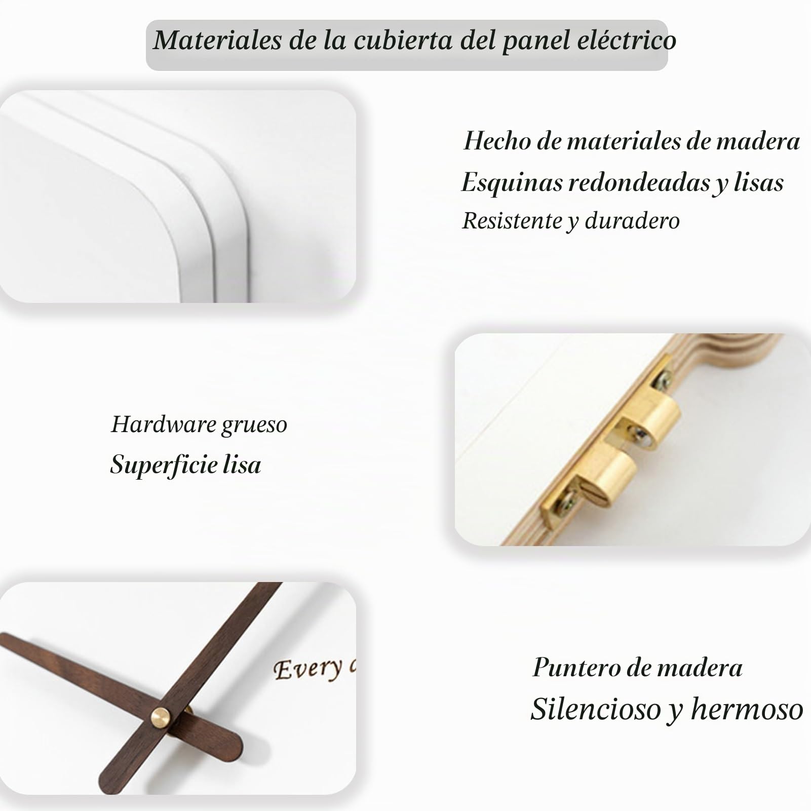 Tapa Cuadro Electrico Cubierta Multifuncional para Caja de Fusibles, Marco Artístico con Bisagras para Cubrir El Panel Eléctrico, Cubierta para Panel de Interruptores de 45Cm, 50Cm, 55Cm y 70Cm de Lar