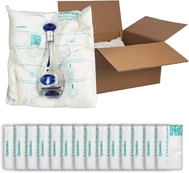 Expanding Foam Bag Quick for Shipping 40 Pack of 22"x27" Faster Foaming Better Shaping Handy Foam Room Temperature Packaging Bag #80 40 PACK