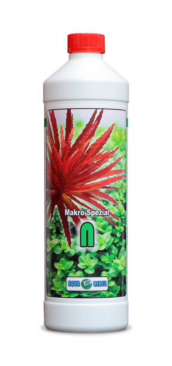 Aqua Rebell  Makro Spezial N Dnger - 1 Literflasche - optimale Versorgung  fr Ihre Aquarium Wasserpflanzen - Aquarium Dnger speziell fr ...