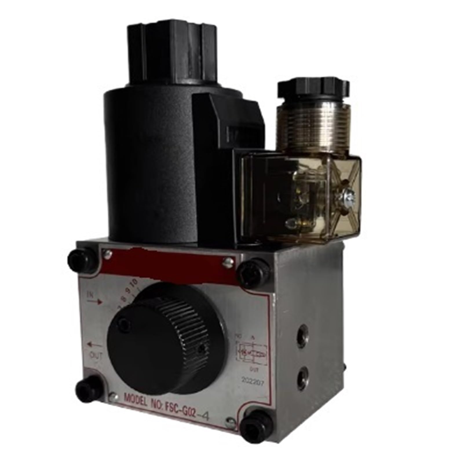 ZVQYSGIW Solenoid speed control valve flow valve FSC-G02-4(FSC-G02-4 DC24)