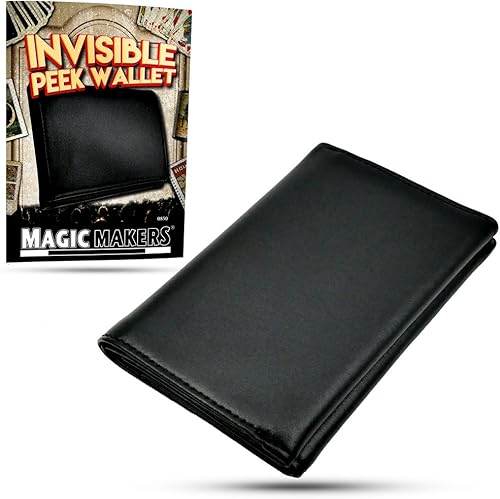 Mente leyendo invisible Peek Wallet truco de magia