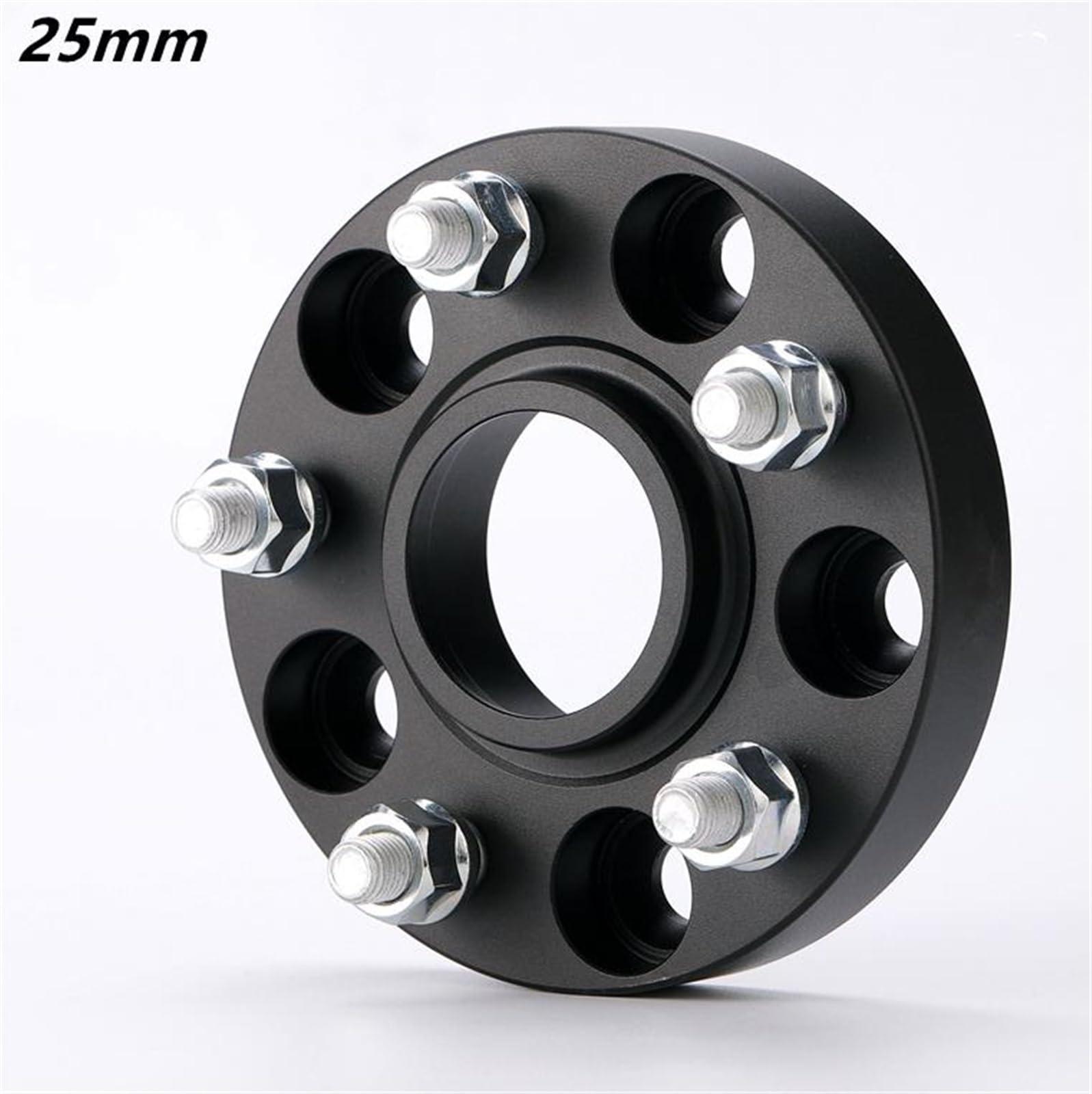 Distanziali per Ruote Auto per Chrysler per Pacifica per Voyager Distanziali Rim Adattatori PCD 5x127 CB 71.5mm 1 PZ Distanziali Ruote (Colore : Nero, Dimensione : Spacer 25mm)