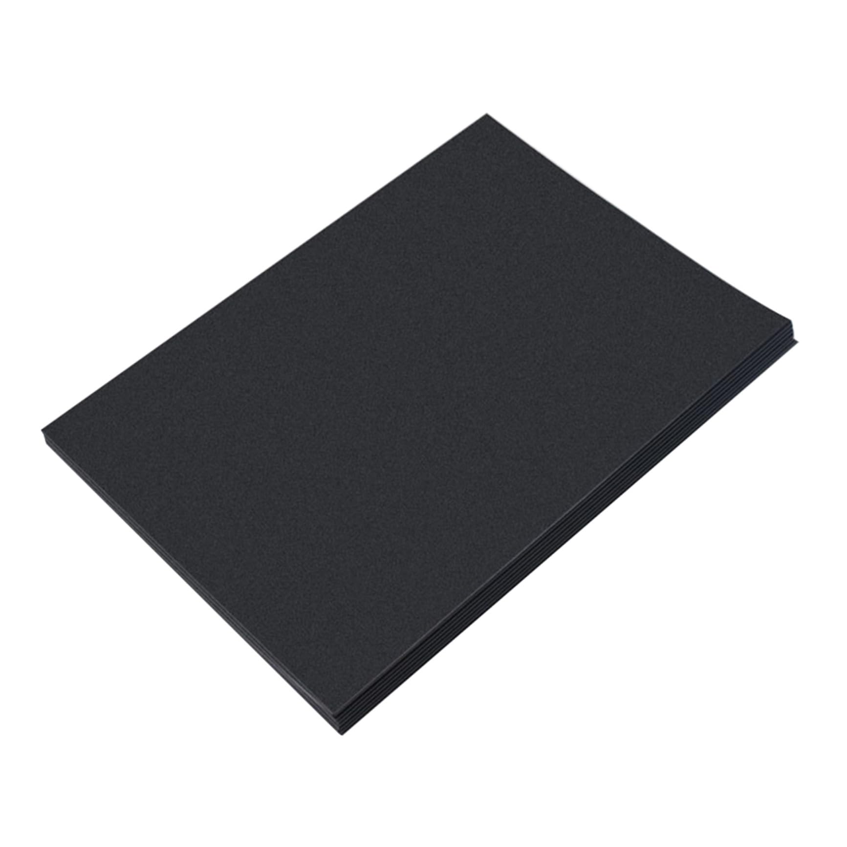 SAFIGLE 100 Stück A4 Schwarzes Verdicktes Malpapier 200gsm mit Glatter Oberfläche für Selbstgemacht Scrapbook und Verschiedene Zeichnungen