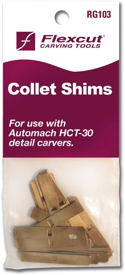FLEXCUTCarving Tools, Automach Shim Pack, Pack of 20 (RG103)