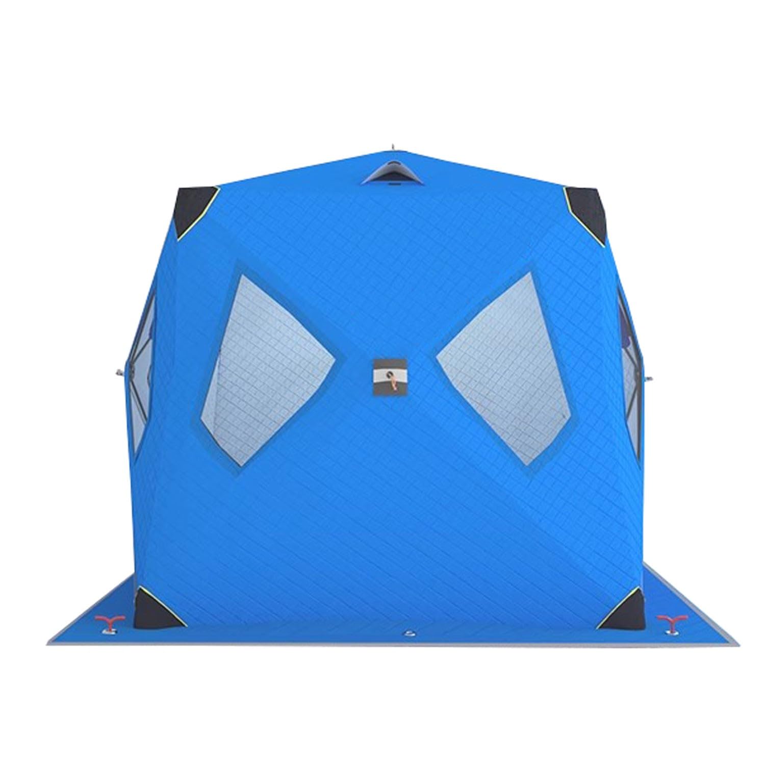 SciAza ice Fishing Tent ice Fishing shelter Insulated Winter Outdoor Ice Fishing Tent for 1-2 People, Thickened with Cotton and Cold-Proof, Quick to Open Without Setting Up(Color:3)