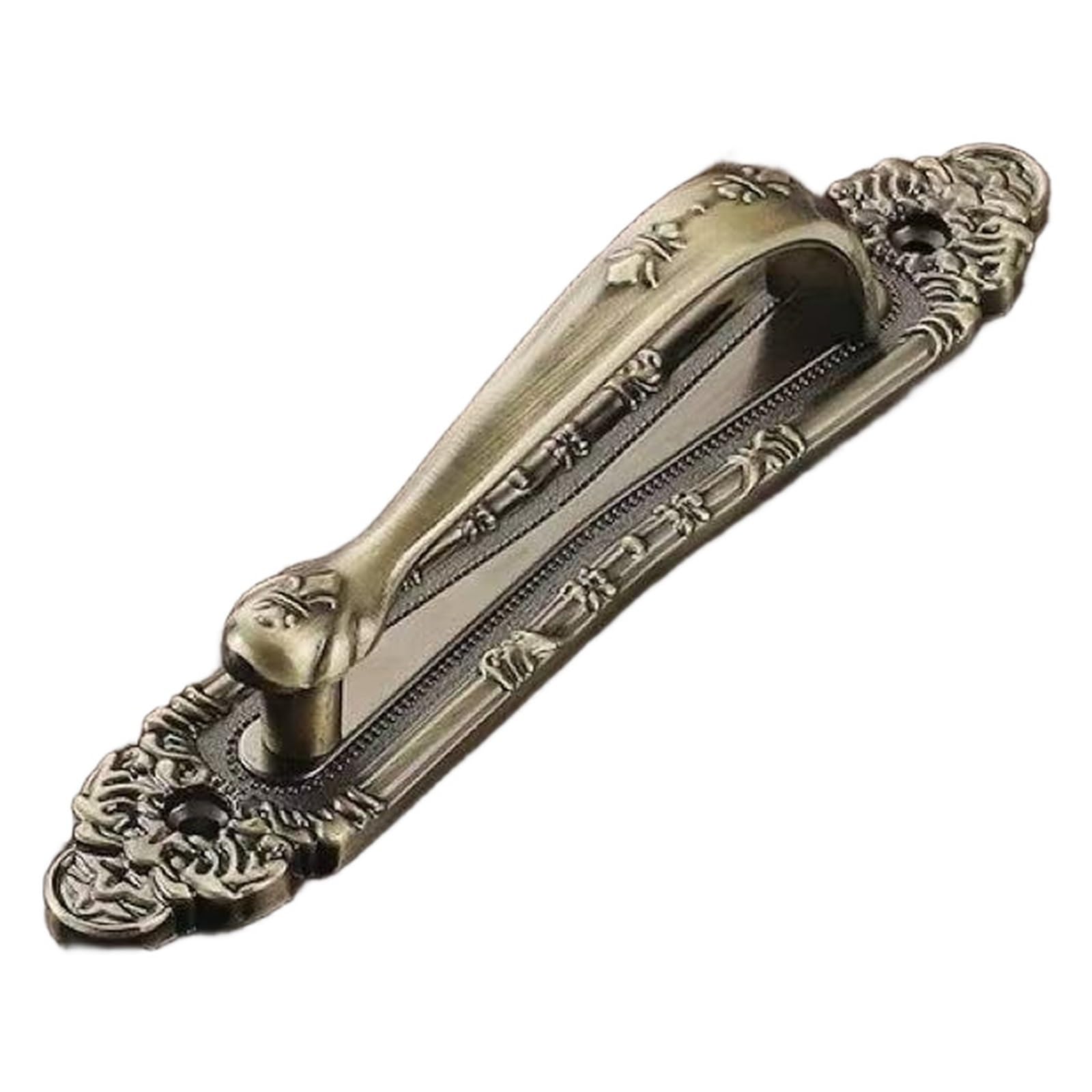 Snguoq One Color 2Pcs Antique Door Handle Exposed Aluminum Alloy Push-Pull For Furniture Cabinets Drawers Wardrobes Hardware For Living Room Door Handles(249Mm)