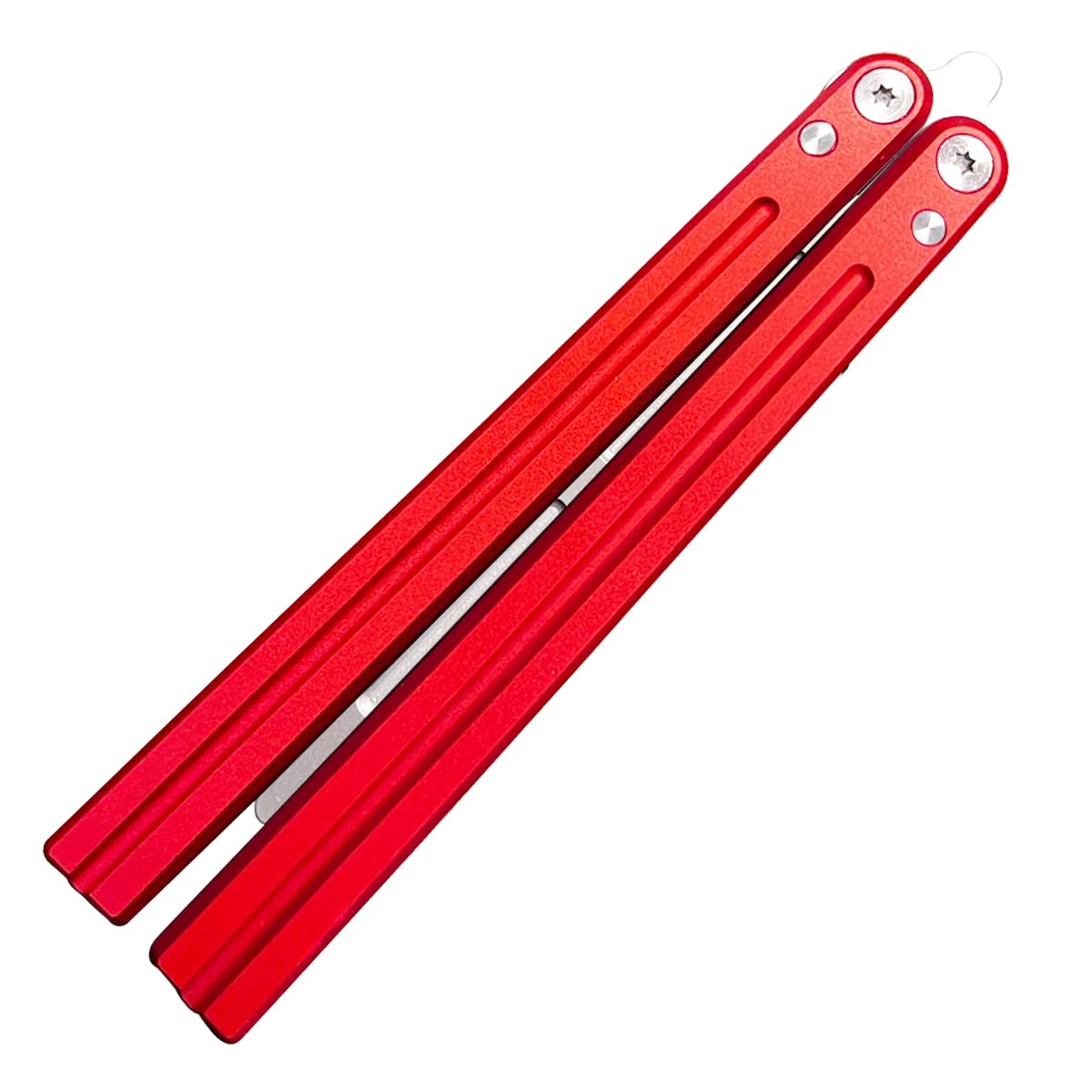 KEEDAS Sistema de bujes de forja integrado, mango de canal integral de aluminio, excelente agarre, bastante sólido, mejor equilibrio e inercia (rojo)