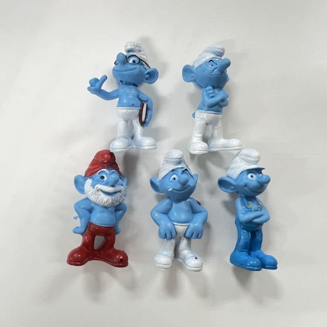 スマーフ PVC フィギュア 13種セット USA ミールフィギュア 希少 SMURFS VILLAGE☆】【USAヴィンテージ TOY】 SMURFS スマーフ