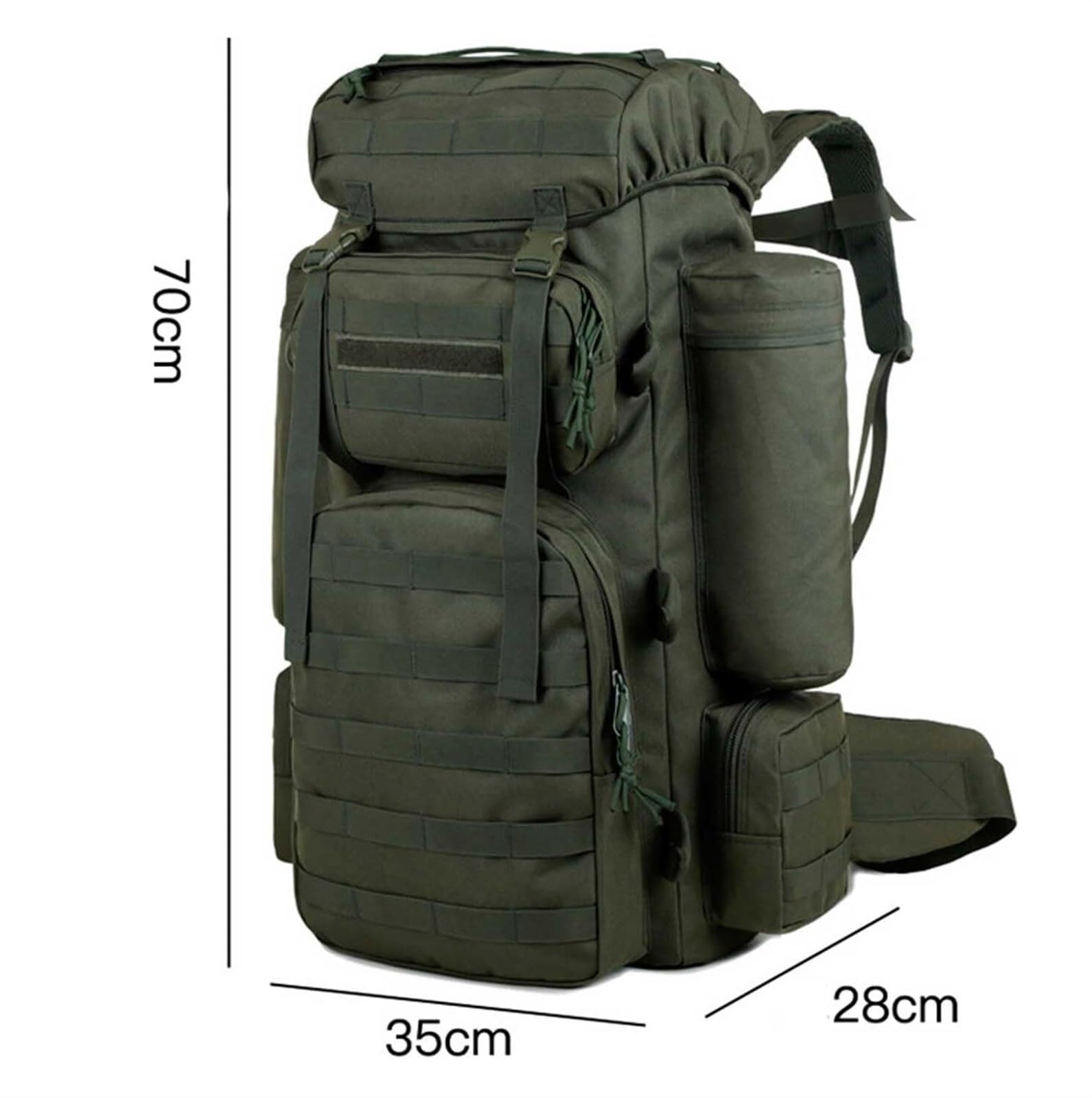Mochila de trekking 70L ligera transpirable deportes al aire libre senderismo esquí montañismo mochila para acampar