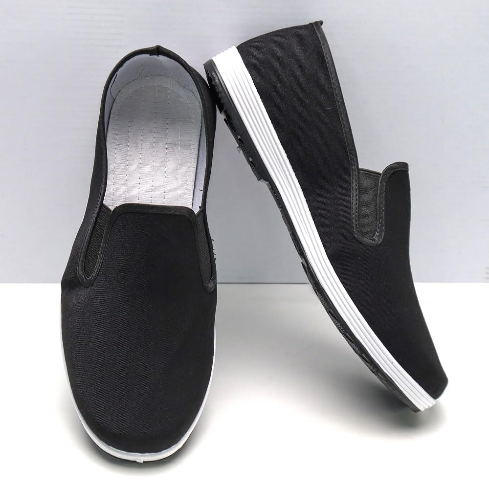 Zapatos de Kung Fu Mocasines sin Cordones para Artes Marciales y Zapatos de conducción con Suela de Goma