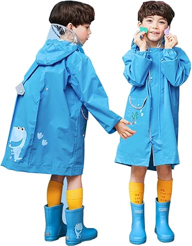 Kids Raincoats Boys Girls Rain Jacket 