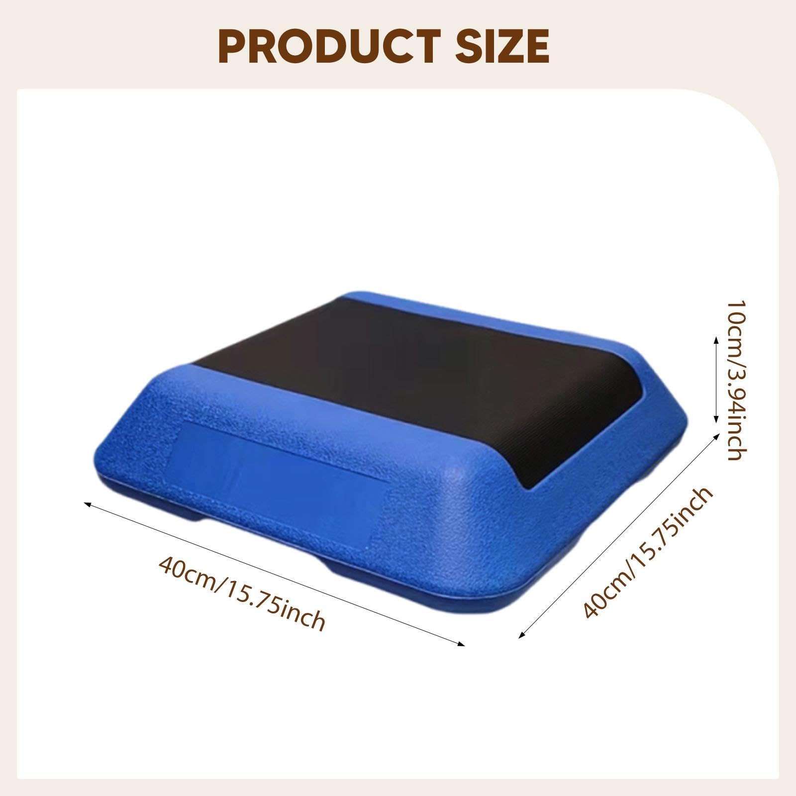 Stepper Aerobico per Fitness, Superficie Antiscivolo, Piattaforma per Il Rafforzamento Delle Gambe, Attrezzatura Portatile in Polipropilene, Adatta Pe