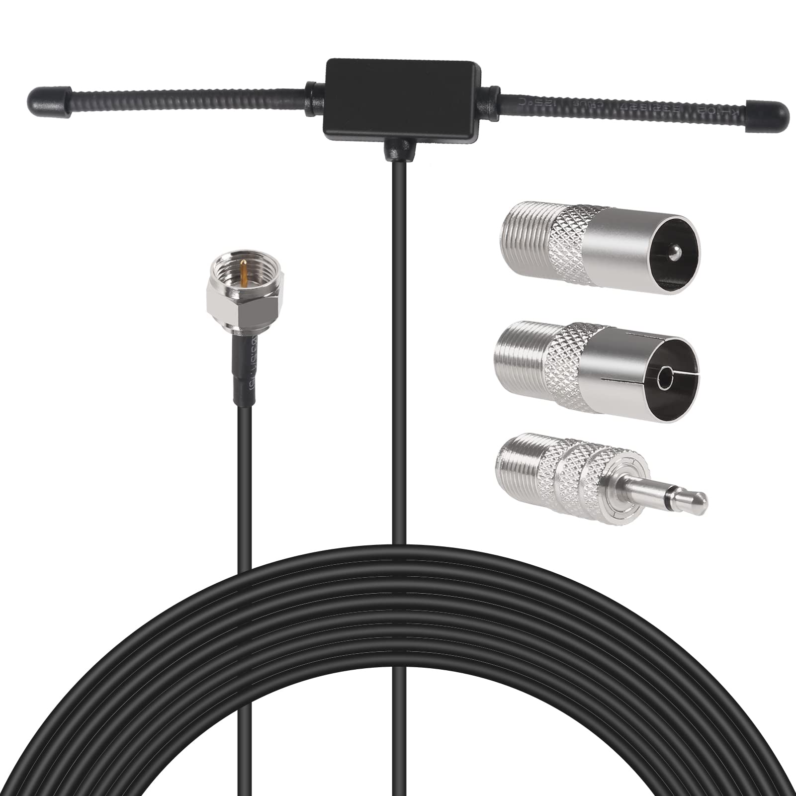 Buy AOICRIE DAB FM Radio Antenna FM Dipole Aerial with 3M Extension