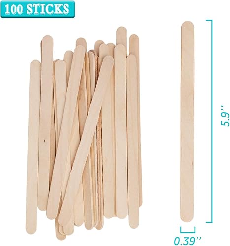 Miniatura 3 de 100 tazas medidoras graduadas de plástico transparente de 8 onzas con 100 varillas de madera para mezclar pintura, pigmentos, resinas epoxi, resinas