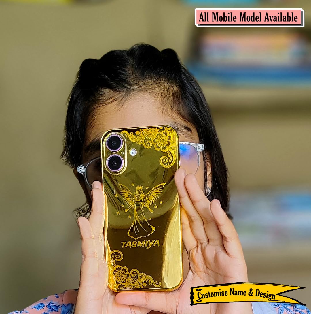 iPhone 6 128GB ゴールド おまけ(フィルム/ケース付き) Customize for iPhone 6 Luxury Golden Cover, Back Case with Camera