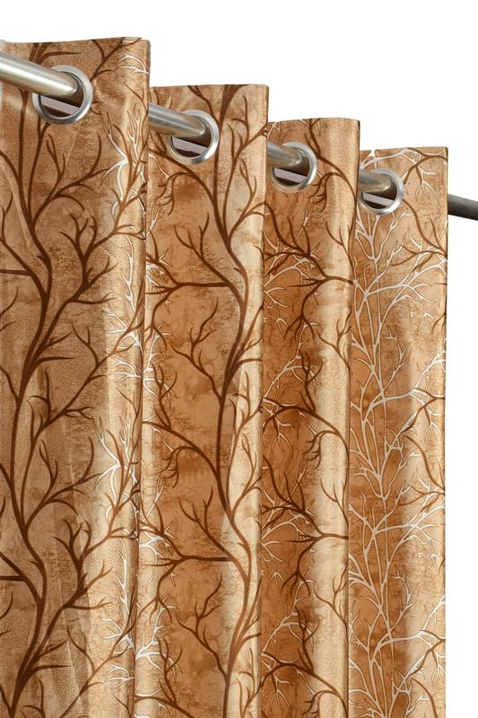 NERHA Polyester Floral Printed Door Curtains 7 Feet Long Set of 2 Pieces, Gold (B0CH18ZMPT) Amazon Price History, Amazon Price Tracker