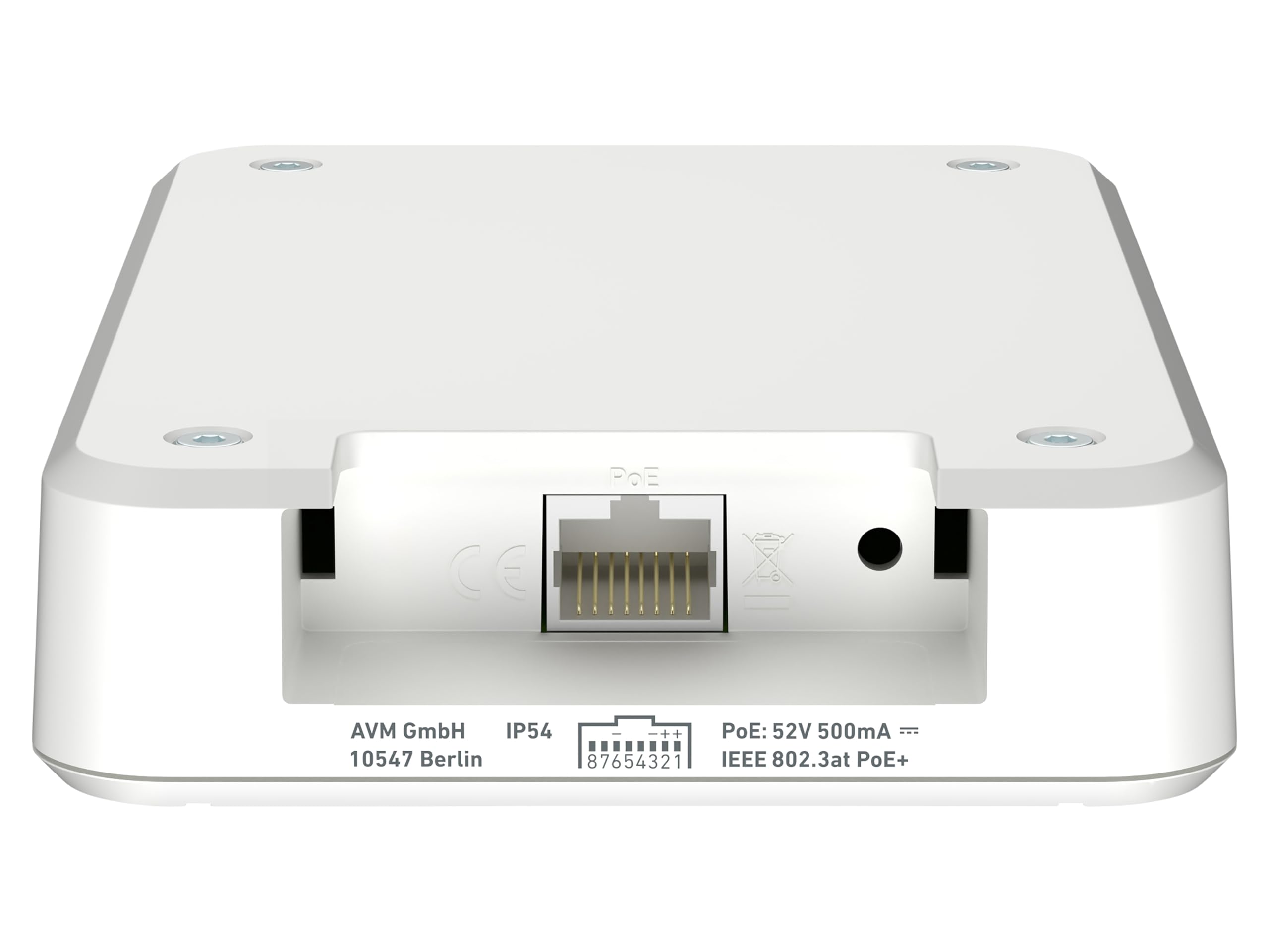FRITZ!Repeater 1610 Outdoor | erhöht WLAN-Reichweite im Außen- und Innenbereich | Wi-Fi 6 mit bis zu 3.000 MBit/s | Staub- und spritzwassergeschützt | Power Over Ethernet | deutschsprachige Version